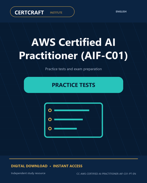 AWS Certified AI Practitioner (AIF-C01) Practice Tests & Exam Prep cover
