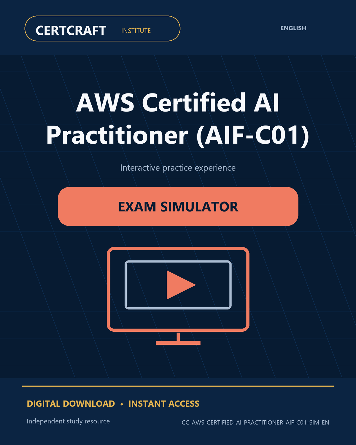 AWS Certified AI Practitioner (AIF-C01) Exam Simulator cover