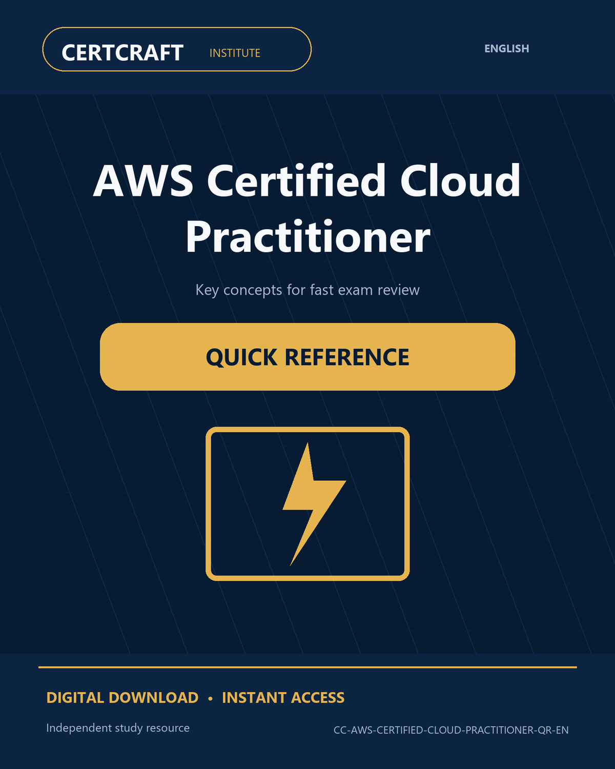 AWS Certified Cloud Practitioner Quick Reference cover