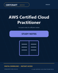AWS Certified Cloud Practitioner Study Notes cover