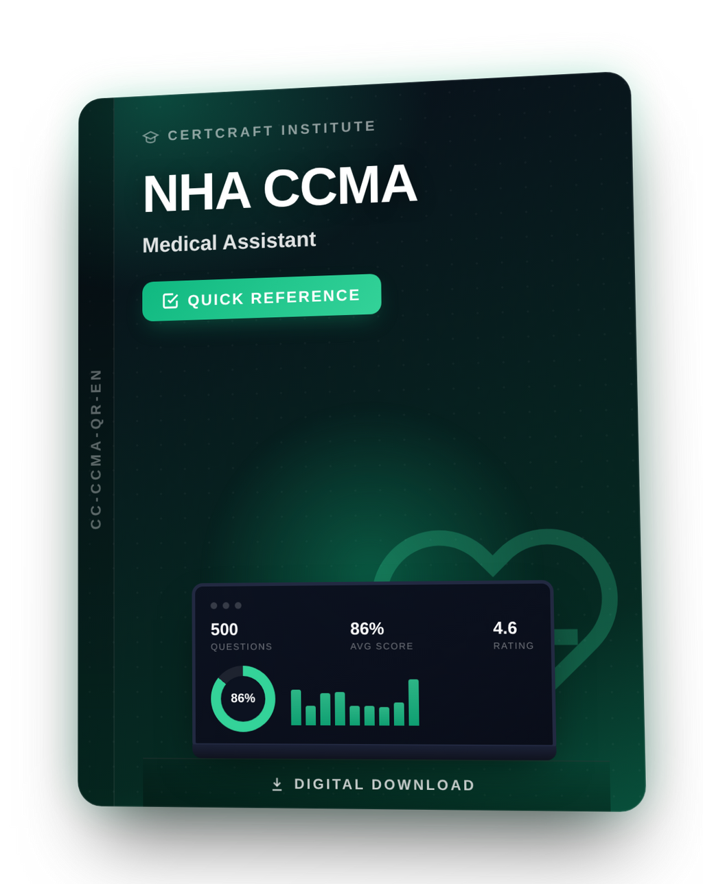 NHA CCMA Medical Assistant Quick Reference cover — CertCraft Institute