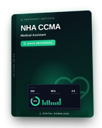 NHA CCMA Medical Assistant Quick Reference cover — CertCraft Institute