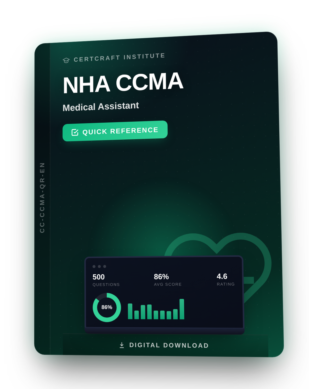 NHA CCMA Medical Assistant Quick Reference cover — CertCraft Institute