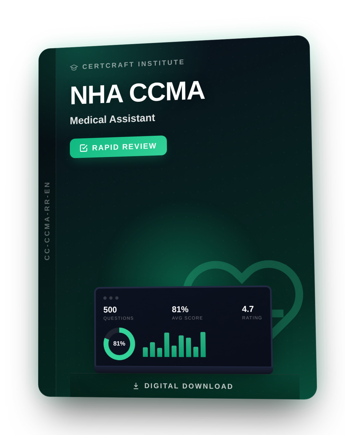 NHA CCMA Medical Assistant Rapid Review cover — CertCraft Institute