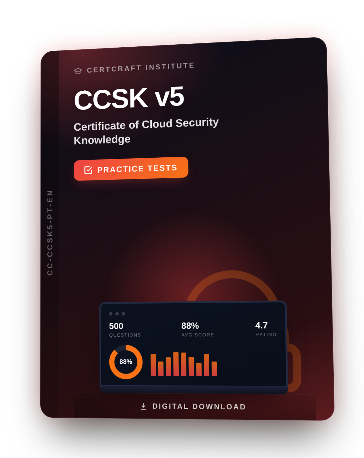 CCSK v5 — Certificate of Cloud Security Knowledge Practice Tests & Exam Prep cover — CertCraft Institute