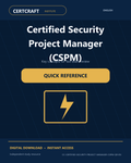 Certified Security Project Manager (CSPM) Quick Reference cover