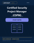 Certified Security Project Manager (CSPM) Study Notes cover