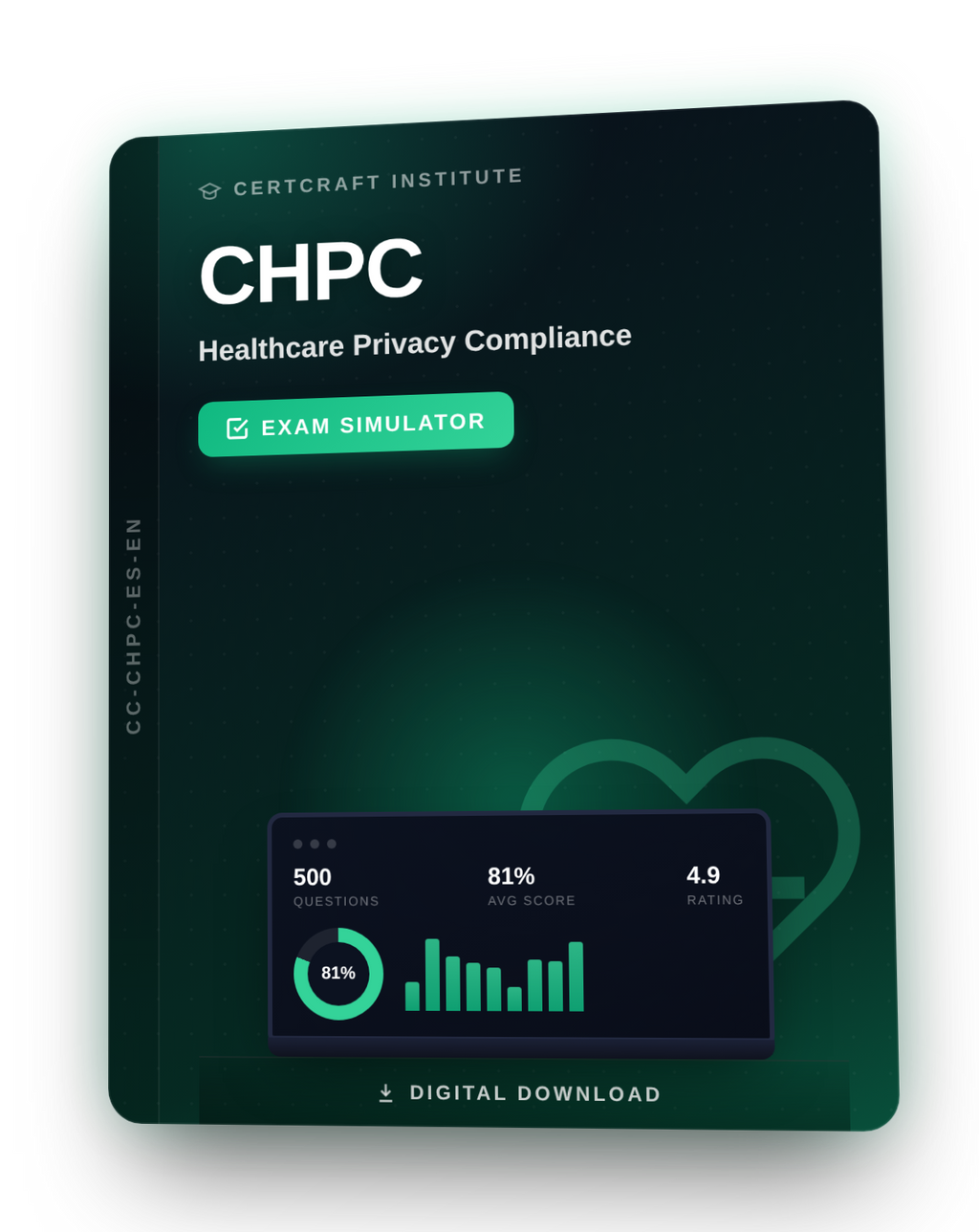 CHPC — Healthcare Privacy Compliance Exam Simulator cover — CertCraft Institute