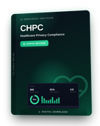 CHPC — Healthcare Privacy Compliance Rapid Review cover — CertCraft Institute