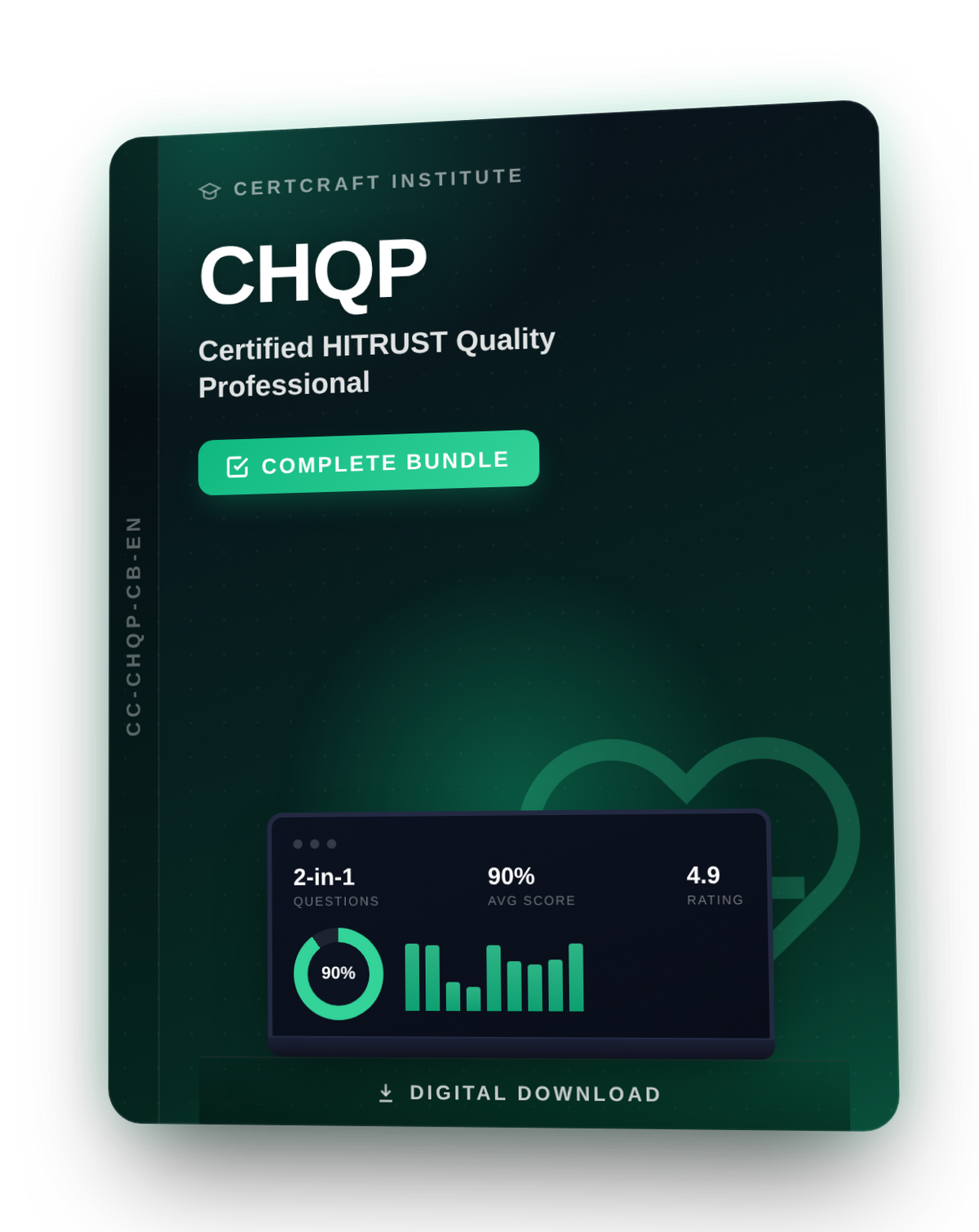 CHQP Certified HITRUST Quality Professional Study Bundle cover — CertCraft Institute