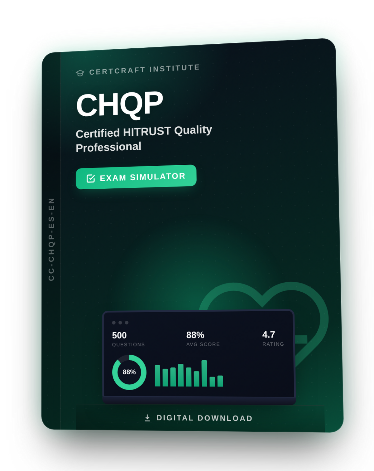 CHQP — Certified HITRUST Quality Professional Exam Simulator cover — CertCraft Institute