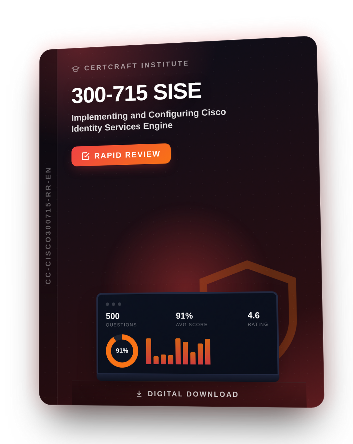Implementing and Configuring Cisco Identity Services Engine (300-715 SISE) Rapid Review cover — CertCraft Institute