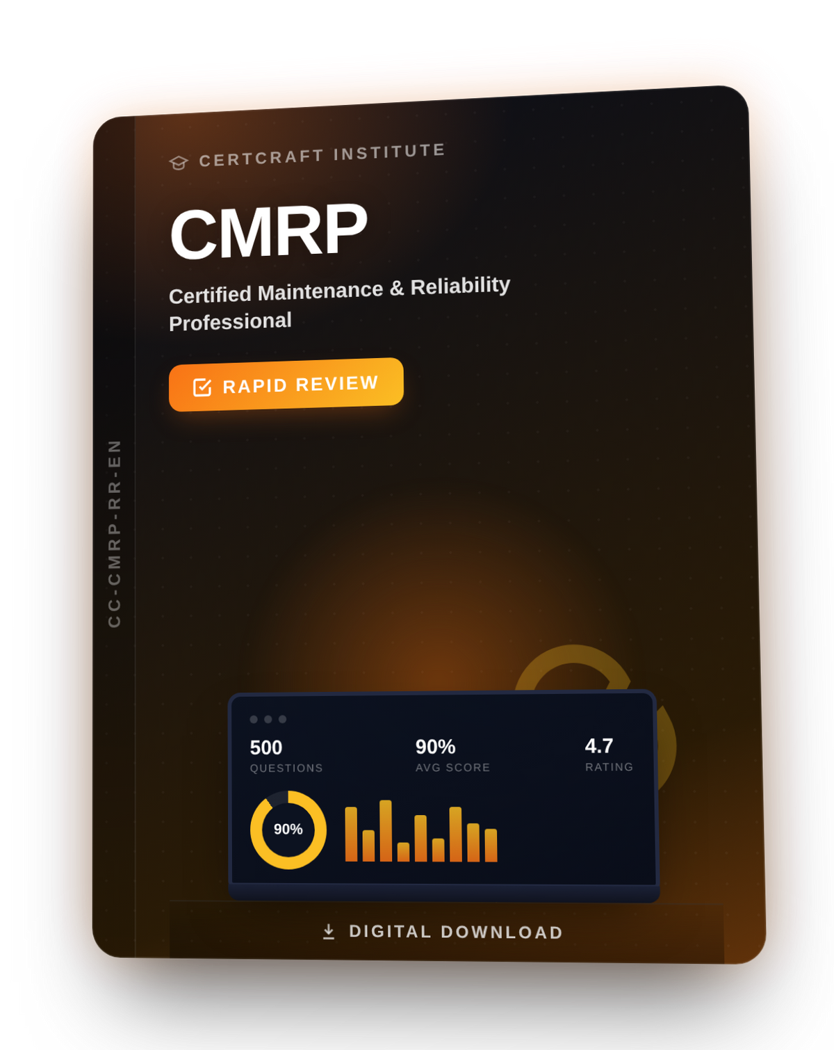 CMRP Certified Maintenance & Reliability Professional Rapid Review cover — CertCraft Institute