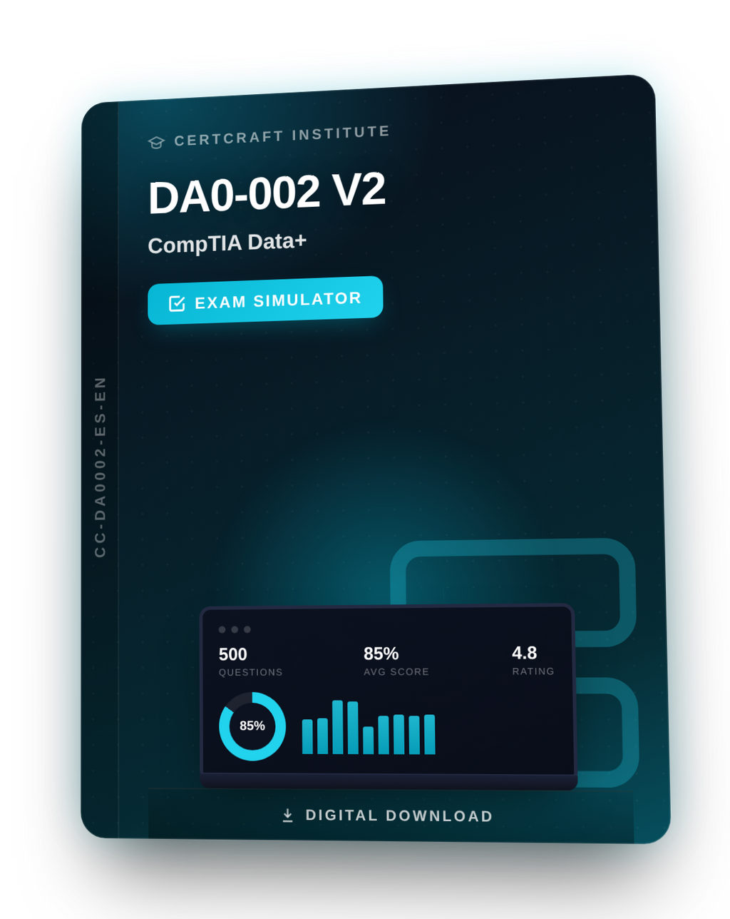 CompTIA Data+ DA0-002 V2 Exam Simulator cover — CertCraft Institute