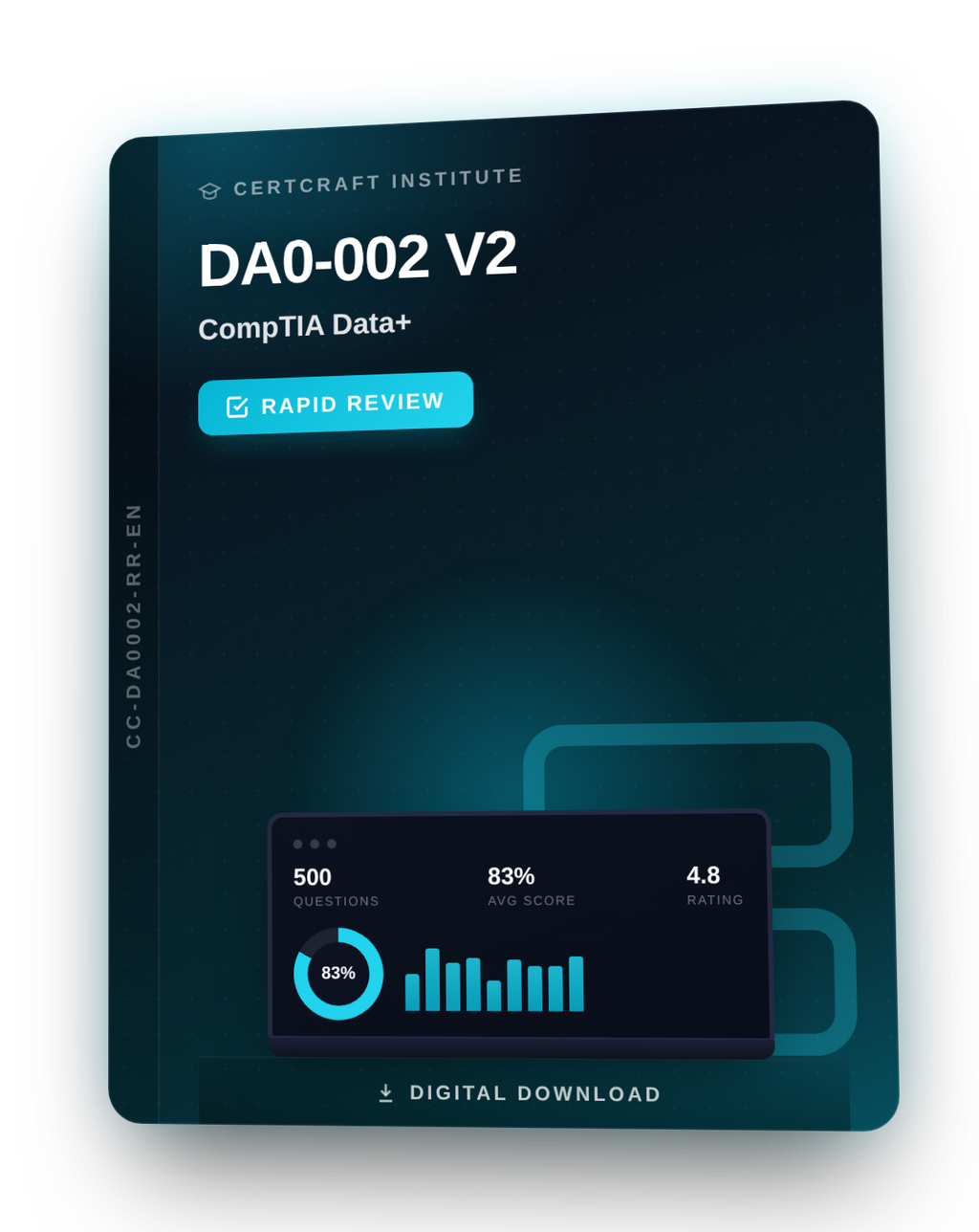 CompTIA Data+ DA0-002 V2 Rapid Review cover — CertCraft Institute