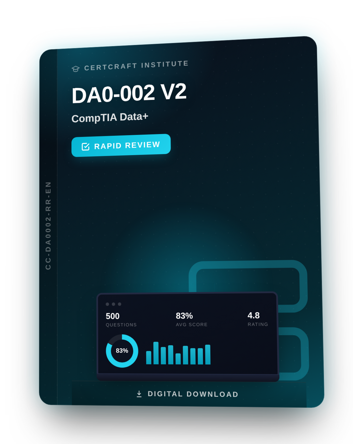CompTIA Data+ DA0-002 V2 Rapid Review cover — CertCraft Institute