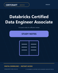 Databricks Certified Data Engineer Associate Study Notes cover