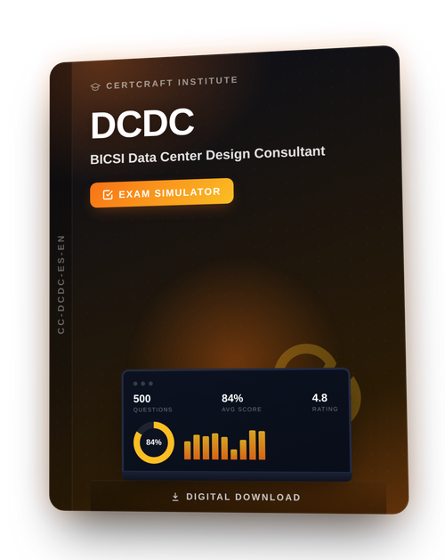 BICSI Data Center Design Consultant DCDC Exam Simulator cover — CertCraft Institute
