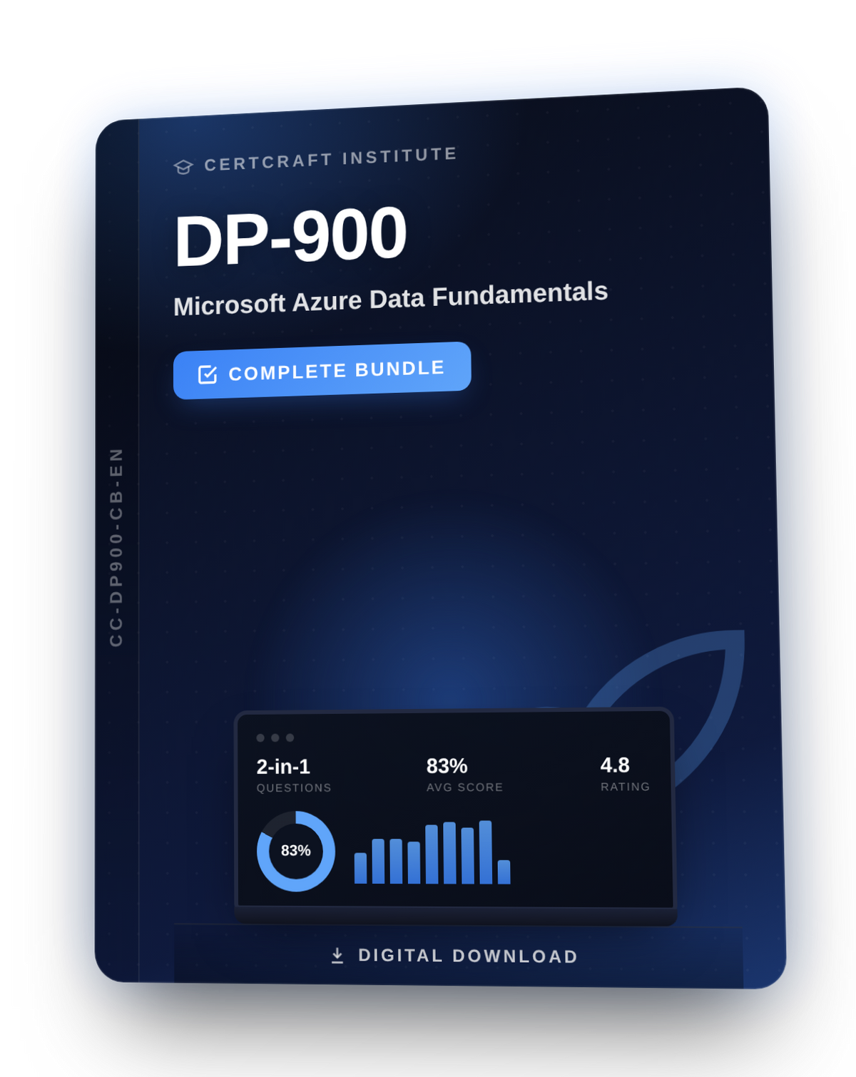 Microsoft Azure Data Fundamentals DP-900 Complete Study Bundle cover — CertCraft Institute