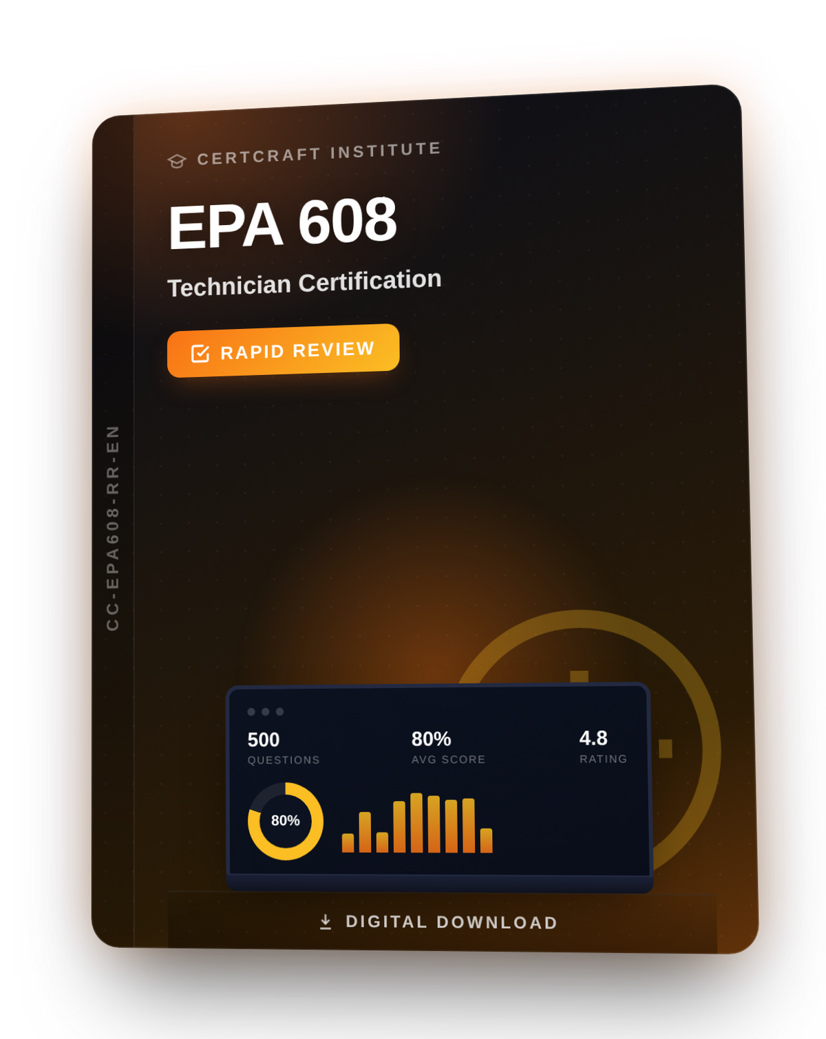 EPA 608 Technician Certification Rapid Review cover — CertCraft Institute