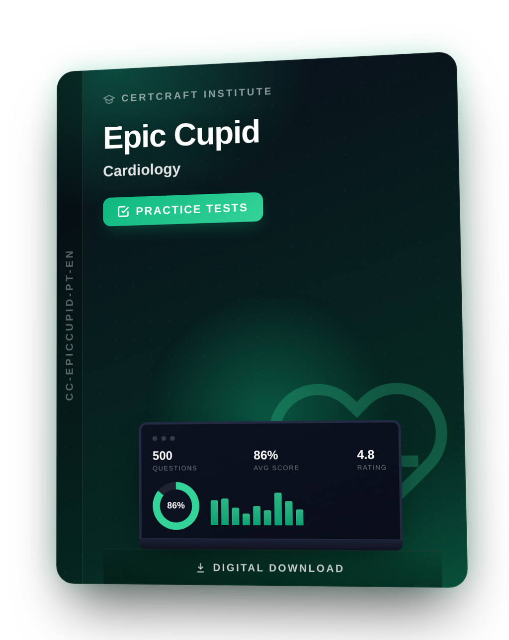 Epic Cupid Cardiology Practice Tests cover — CertCraft Institute
