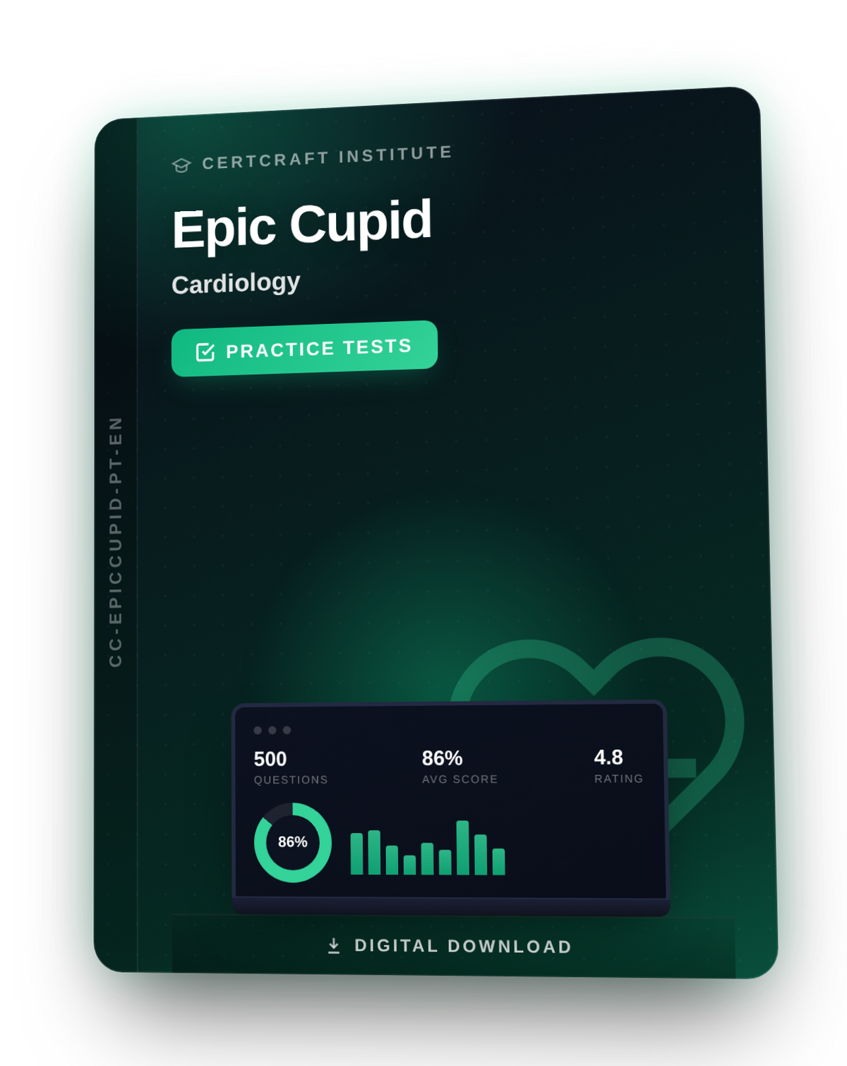 Epic Cupid Cardiology Practice Tests cover — CertCraft Institute