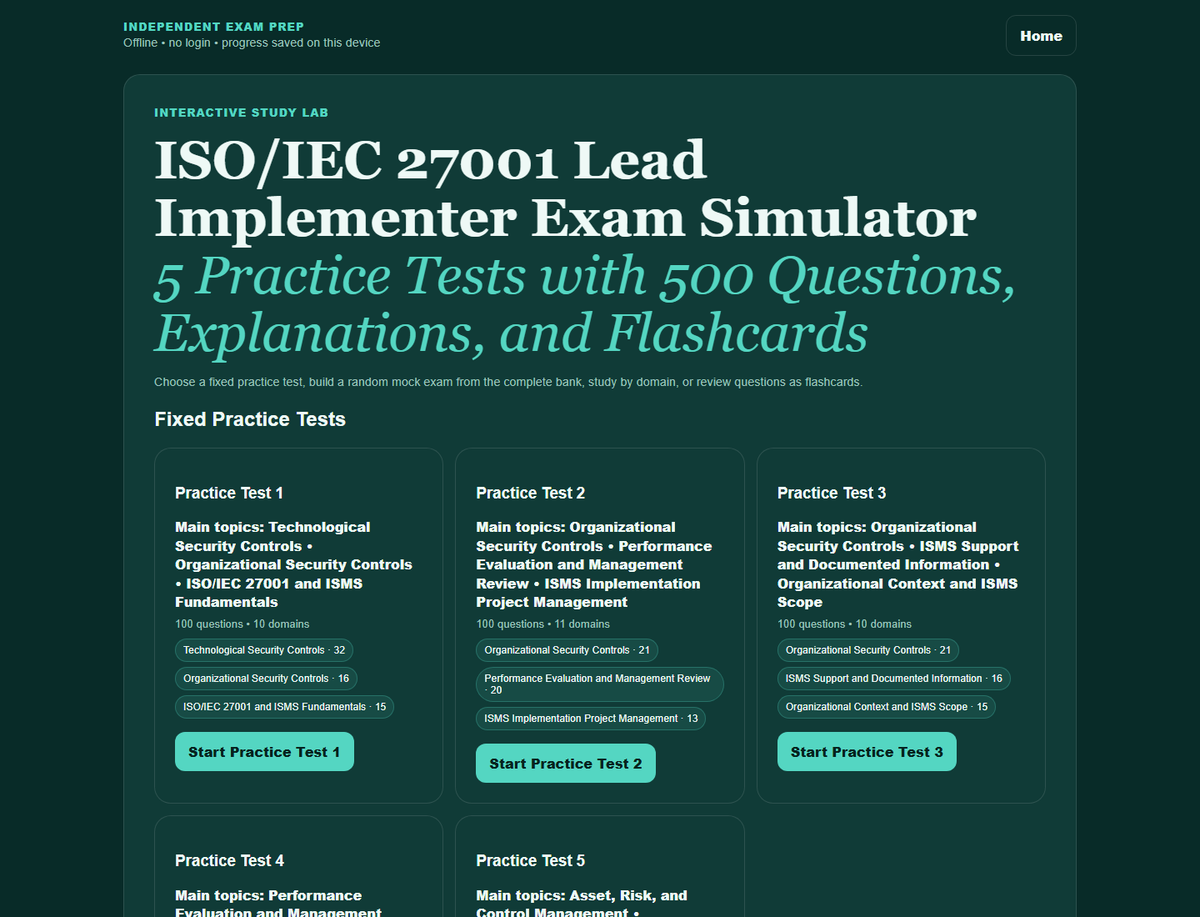 CertCraft CC-ISO27001LI-ES-EN preview 1
