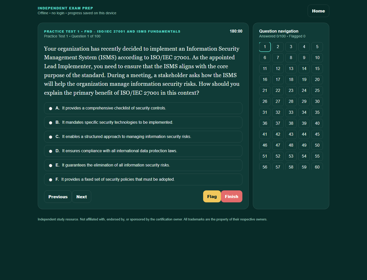 CertCraft CC-ISO27001LI-ES-EN preview 2