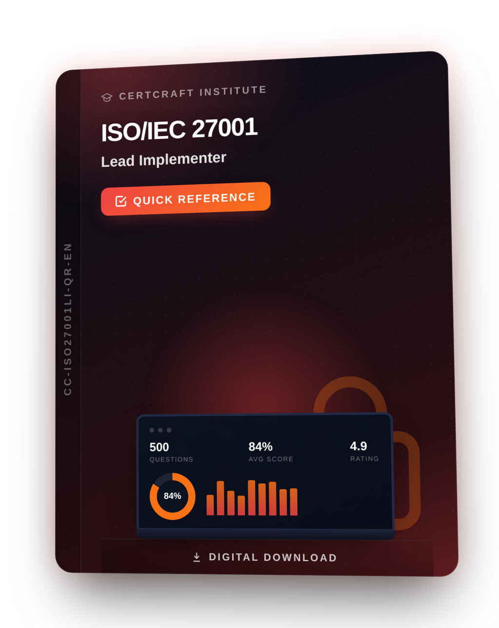 ISO IEC 27001 Lead Implementer Quick Reference cover — CertCraft Institute