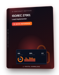 ISO IEC 27001 Lead Implementer Quick Reference cover — CertCraft Institute
