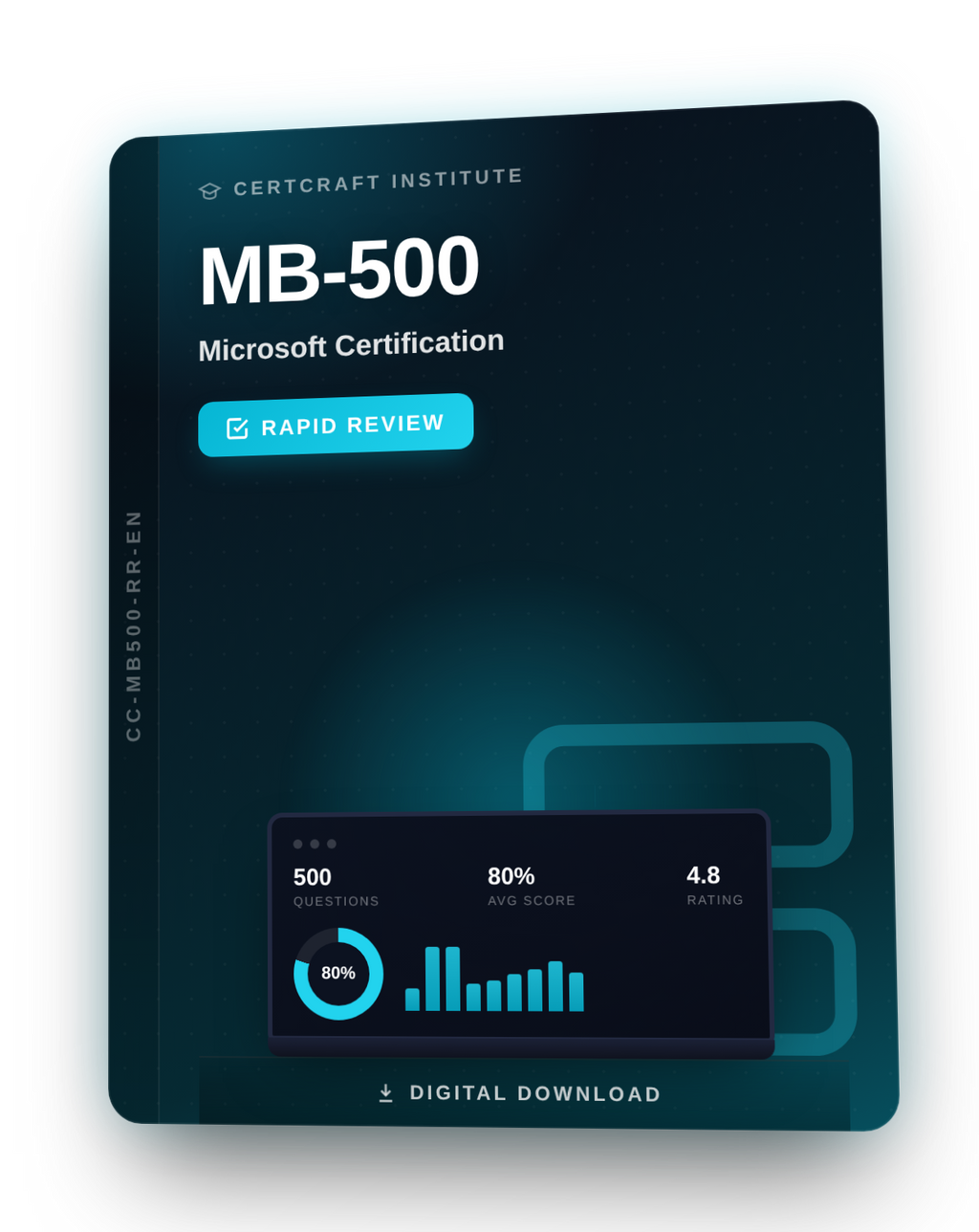 Microsoft MB-500 Rapid Review cover — CertCraft Institute