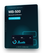 Microsoft MB-500 Rapid Review cover — CertCraft Institute