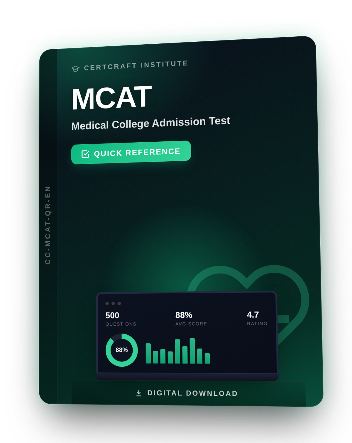 MCAT Medical College Admission Test Quick Reference cover — CertCraft Institute