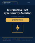 Microsoft SC-100 Cybersecurity Architect Quick Reference cover