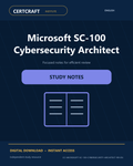 Microsoft SC-100 Cybersecurity Architect Study Notes cover
