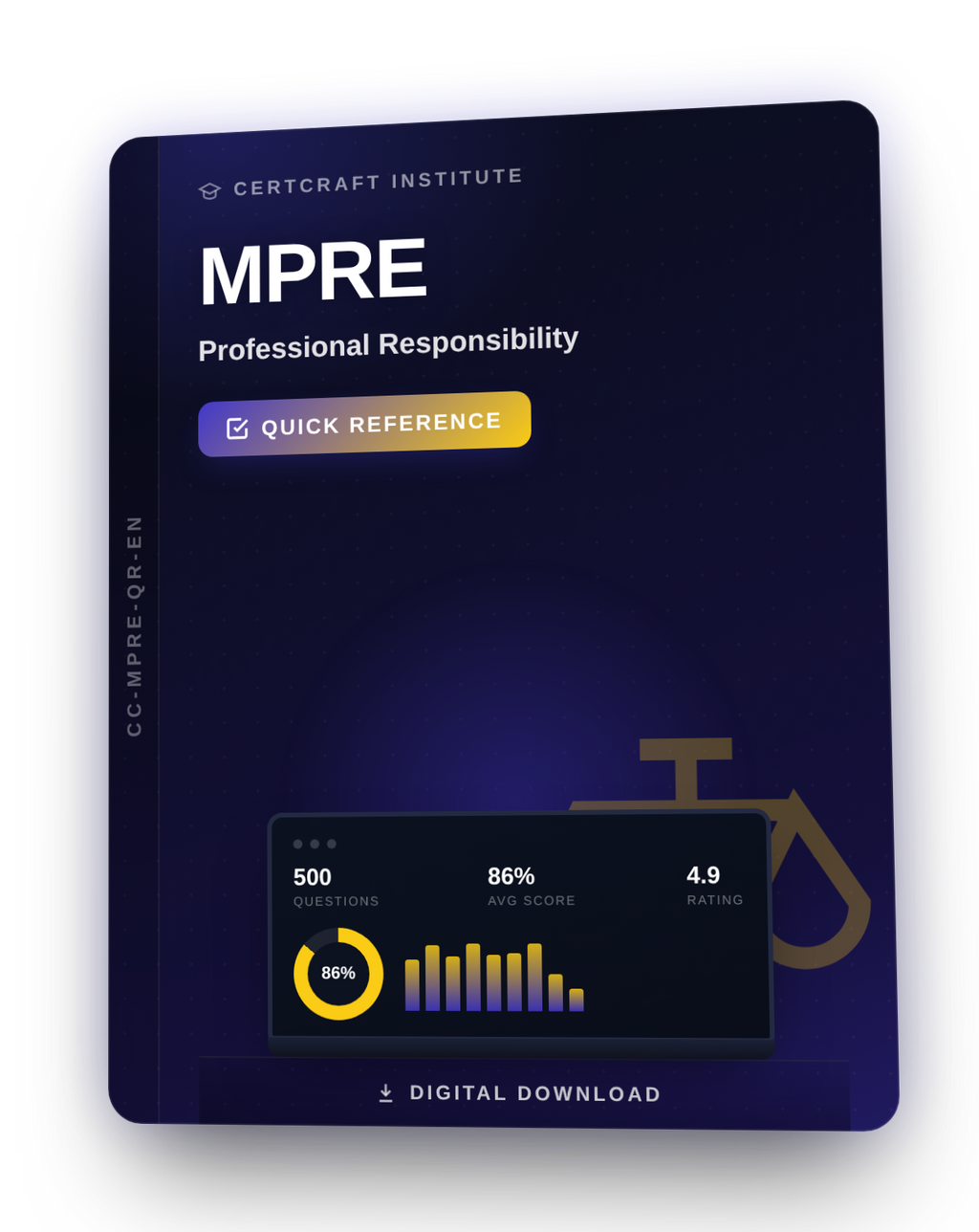 MPRE Professional Responsibility Quick Reference cover — CertCraft Institute