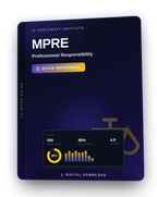 MPRE Professional Responsibility Quick Reference cover — CertCraft Institute