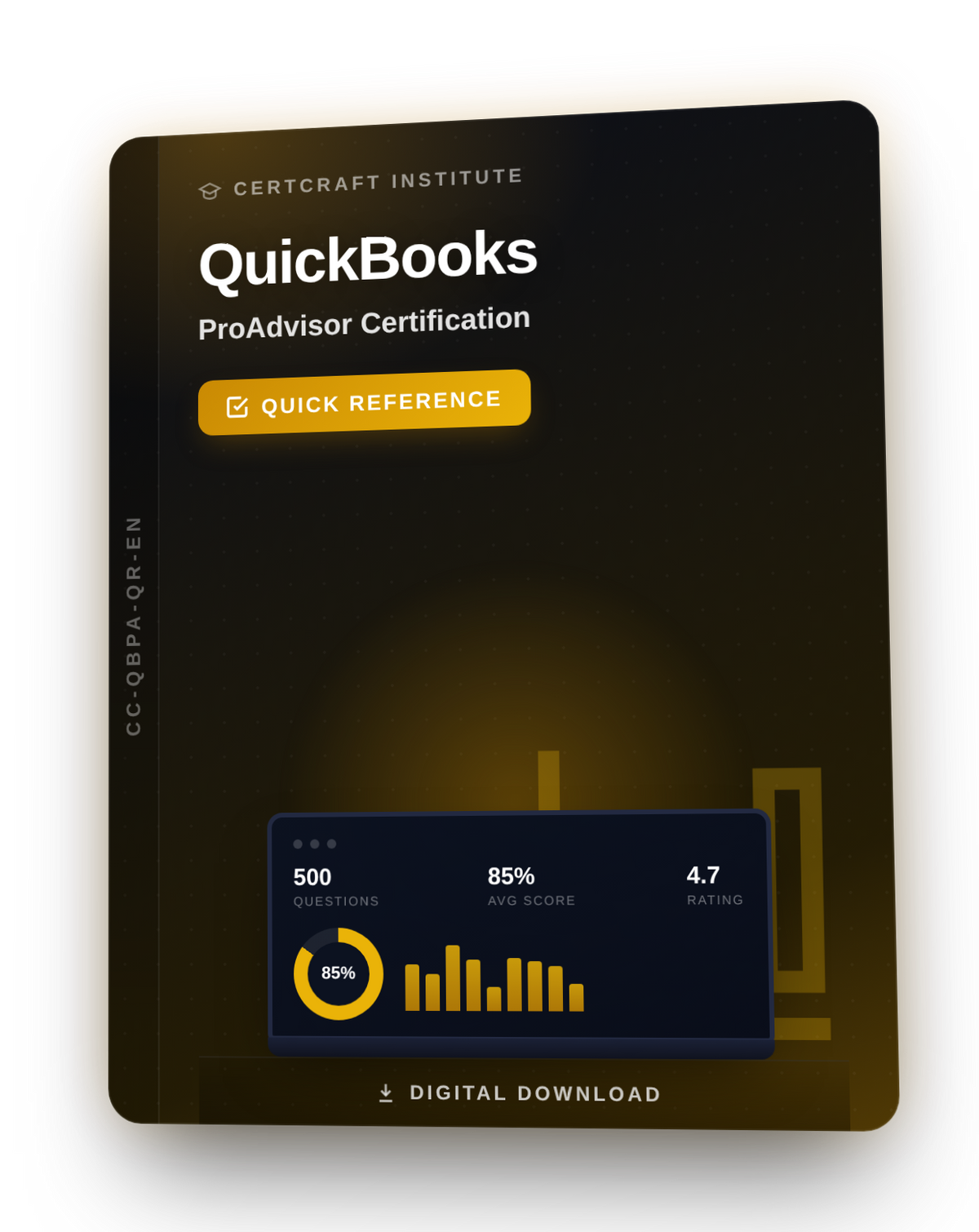 QuickBooks ProAdvisor Quick Reference cover — CertCraft Institute